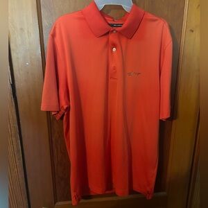 Greg Norman Collection Vibrant Orange Polo Shirt